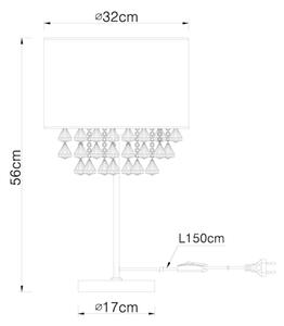 Globo 15188T3 - Lampă de masă AMY I 1xE27/60W/230V