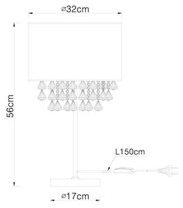 Globo 15187T3 - Lampă de masă AMY 1xE27/60W/230V