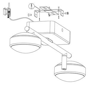 Eglo 97715 - Spot LED RGB dimabil CORROPOLI-C 2xLED/5W/230V