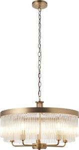 Endon 119110 - Candelabru CLERMONT cu lanț, 5xE14/6W/230V, alamă
