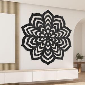 Decorațiune murală cu motiv mandala al unei flori înflorite - NIOS