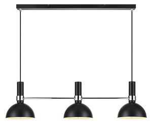 Markslöjd 106855 - Lustră pe cablu LARRY 3xE27/60W/230V negru/crom lucios