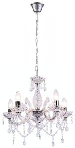 Lampă suspendată EBT004-5CP TRANSPARENT
