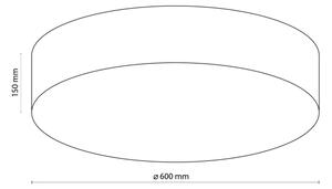 TK Lighting 1584 - Plafonieră RONDO 4xE27/15W/230V