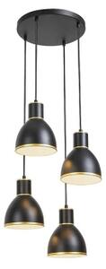 Rabalux 5604 - Lustră pe cablu MACKENZIE 4xE27/60W/230V
