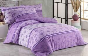 Lenjerie de pat din bumbac violet ALCUDIA Dimensiune lenjerie de pat: 70 x 90 cm | 140 x 200 cm
