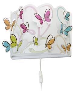 Dalber D-62148 - Aplică perete copii BUTTERFLY 1xE27/60W/230V