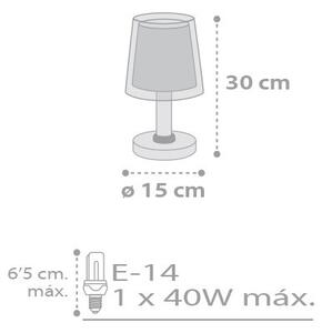 Dalber D-81211E - Veioză copii STARS 1xE14/40W/230V