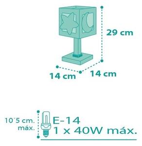 Dalber D-63231H - Veioză copii MOONLIGHT 1xE14/40W/230V