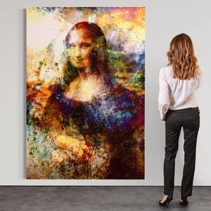 Tablou Canvas Premium LuxCanva® A1074, Mona Lisa , Gioconda, Da Vinci, Femeie, Pictura, Culori Vibrante