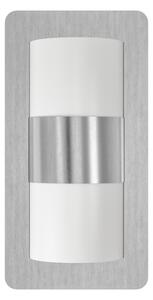 Eglo 98085 - Iluminat exterior CISTIERNA 2xE27/10W/230V IP44 crom mat