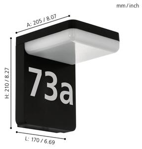 Eglo 98091 - LED Număr de casă AMAROSI LED/11W/230V IP44