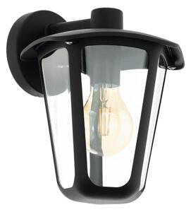 Eglo 98121 - Aplică perete exterior MONREALE 1xE27/60W/230V IP44 negru