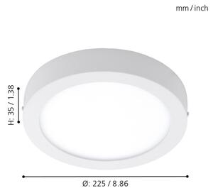 Eglo 98171 - Corp de iluminat exterior LED reglabil ARGOLIS-C LED/16,5W/230V IP44