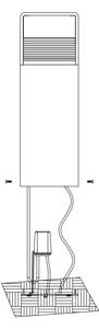 Eglo 98271 - Lampă exterior LED DONINNI LED/6W/230V IP44