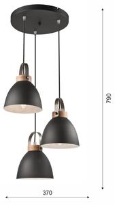 Candelabru pe cablu DANIELLE 3xE27/60W/230V