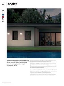 Redo 90002 - Lampă de perete LED pentru exterior CHALET, 8W, 230V, IP54