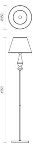 Redo 02-714 - Lampadar FABIOLA 1xE27/42W/230V