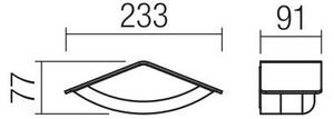 Redo 90001 - Aplica de exterior LED CHALET/8W/230V IP54