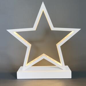 Deuba Stea de Crăciun cu iluminare LED - albă