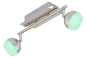 Briloner 2040-022 - Spot LED RGB dimabil 2xLED/3,3W/230V cu DO