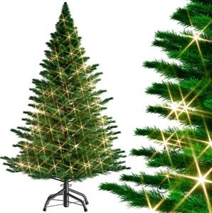 Deuba Pom de Crăciun artificial 140 cm + lanț de lumini