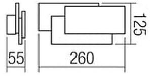 Redo 01-1444 - Aplică de perete LED GAMER LED/12W/230V