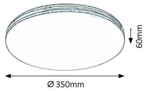 Rabalux 3347 - Plafonieră LED OSCAR 18W/230V