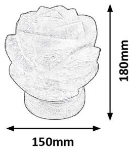 Lampă de sare FLORES 1xE14/15W/230V Rabalux 2676