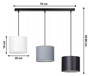 Lustră pe cablu TUZ 3xE27/60W/230V