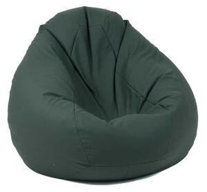 Fotoliu Nirvana Gigant, Material Piele ecologica - Dark Green