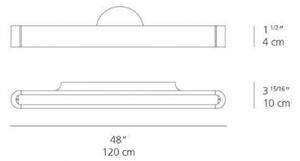 Artemide AR 1917020A - Aplica de perete TALO 120 LED/51W/230V