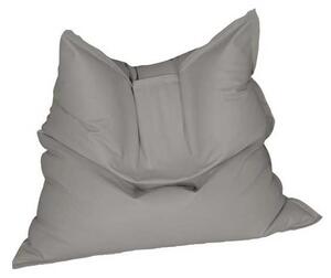 Fotoliu tip Perna Magic Pillow, Material Piele ecologica - Grey