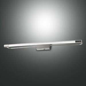 Fabas Luce Aplică de perete LED Rapallo, crom, IP 44, 60 cm, Metalic, Hol, Metal, Modern