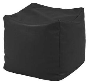 Taburet Cub, Material Impermeabil - Negru