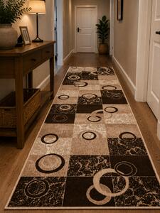 Traversa Hol, Model Mira 24170 120, Festonata, Latime 80 cm 80 x 1000