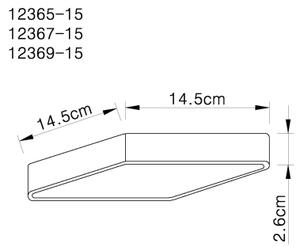 Globo 12367-15 - Plafonieră LED VITOS LED/15W/230V