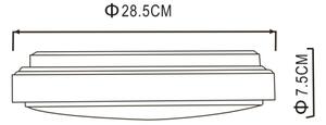 Plafonieră LED Globo KALLE, 18W, 230V (48408-18)