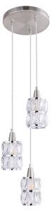 Globo 15760-3 - Lustră pe cablu de cristal WOLLI 3xE14/40W/230V