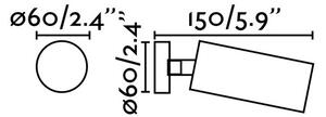 FARO 43722 - Lampă spot STAN 1xGU10/8W/230V alb