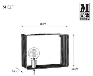 Markslöjd 107814 - Aplică de perete SHELF 1xE27/60W/230V