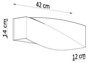 Aplică perete SIGMA 2xE27/60W/230V