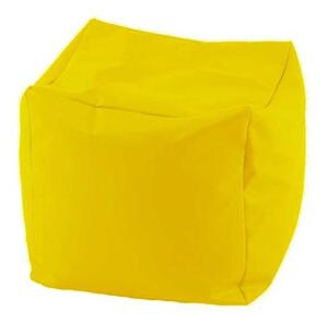 Taburet Cub, Material Impermeabil - Yellow Quince