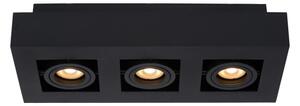 Spot LED Lucide 09119/16/30 XIRAX 3xGU10/5W/230V negru