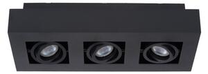 Spot LED Lucide 09119/16/30 XIRAX 3xGU10/5W/230V negru