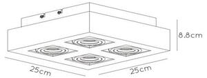 Spot LED Lucide 09119/21/30 XIRAX 4xGU10/5W/230V alb