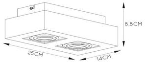 Spot LED Lucide 09119/11/31 XIRAX 2xGU10/5W/230V alb