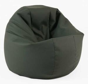 Fotoliu Relaxo, Material Piele ecologica - Dark Green