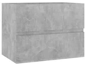 Mască de chiuvetă, gri beton, 60 x 38,5 x 45 cm, PAL