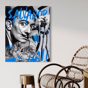 Tablou Canvas Premium LuxCanva® A1496, Dali Salvador , Room, Pictor, Sculptor, Tigru, Elefent, Living, Culori Vibrante